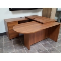 Medium Maple C / U Suite Desk with P Top, LH